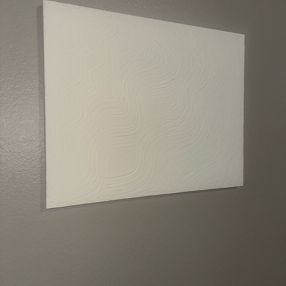 SOLD - 24 x 36 textured wall art - Picture 3 of 3